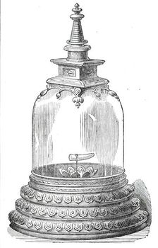 The Dalada as it is exhibited for the worship of the Cinghalese, 1876. Creator: Unknown