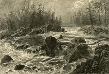 The Dalles of the St. Louis 1874. Creator: W. J. Linton