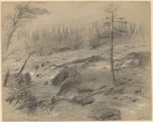 The Dalles of St. Louis. Creator: Alfred Waud