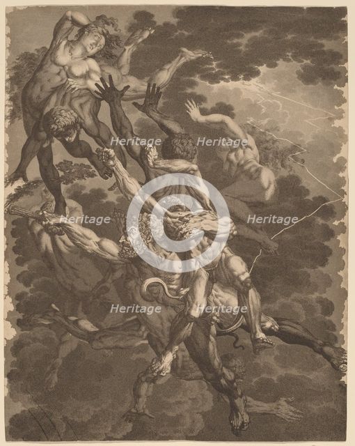 The Damned, 1798/1800. Creator: Carl Wilhelm Kolbe the elder.