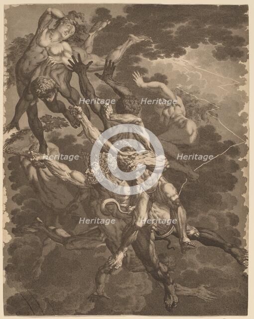 The Damned, 1798/1800. Creator: Carl Wilhelm Kolbe the elder.