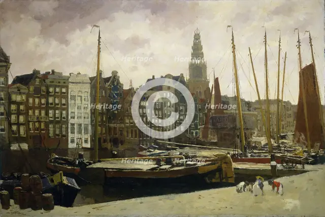 The Damrak, Amsterdam, 1903. Creator: George Hendrik Breitner.