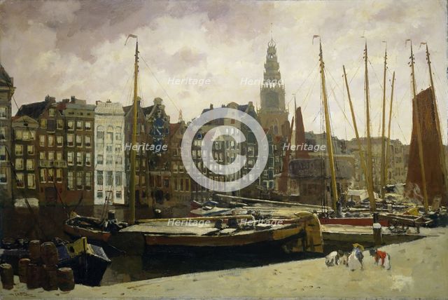 The Damrak, Amsterdam, 1903. Creator: George Hendrik Breitner.