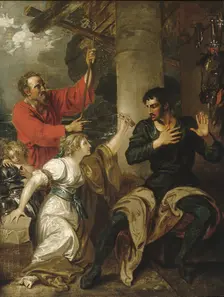 The Damsel and Orlando, ca. 1793. Creator: Benjamin West