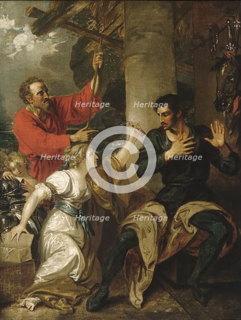 The Damsel and Orlando, ca. 1793. Creator: Benjamin West.