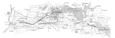 The Dannewerk, Kur-Graben, and East Rampart...from a plan by Lieutenant-Colonel W. Dreyer..., 1864. Creator: Unknown