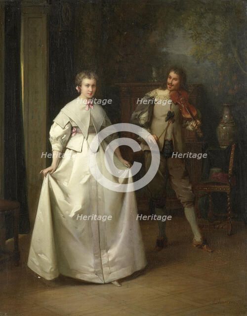 The Dance, 1870. Creator: Aime Gabriel Adolphe Bourgoin.