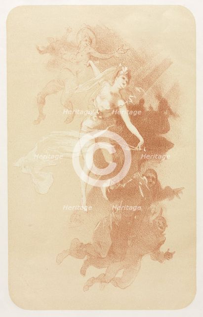 The Dance, 1893. Creator: Jules Chéret (French, 1836-1932); L'Estampe Originale, Album IV.