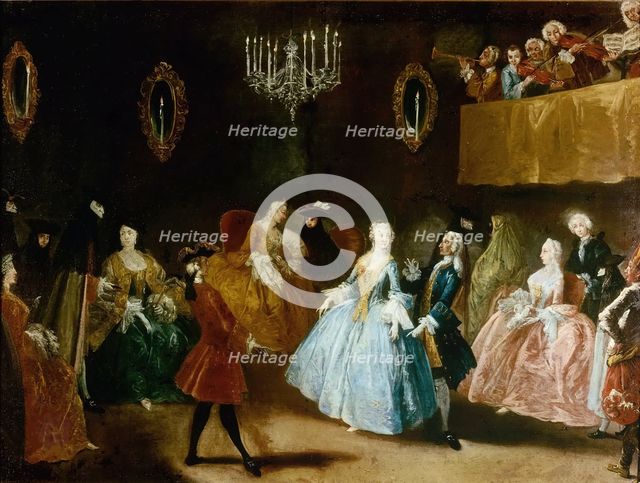 The Dance, Mid of the 18th cen. Creator: Longhi, Pietro (1701-1785).