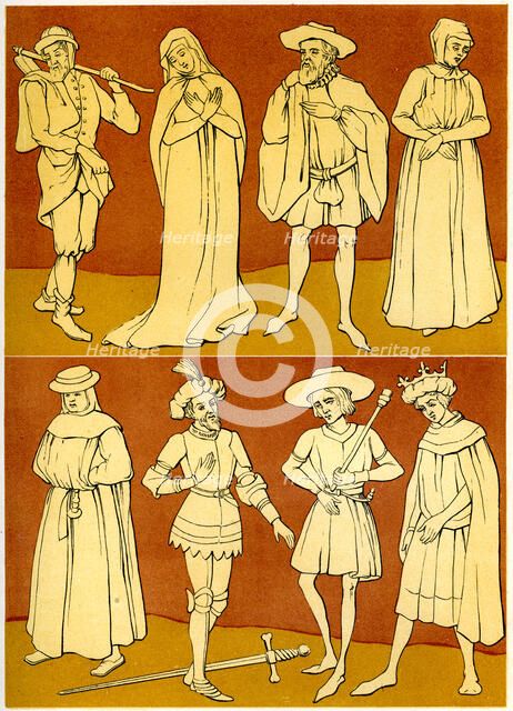 The Dance of Death, 15th century (1849). Artist: Unknown