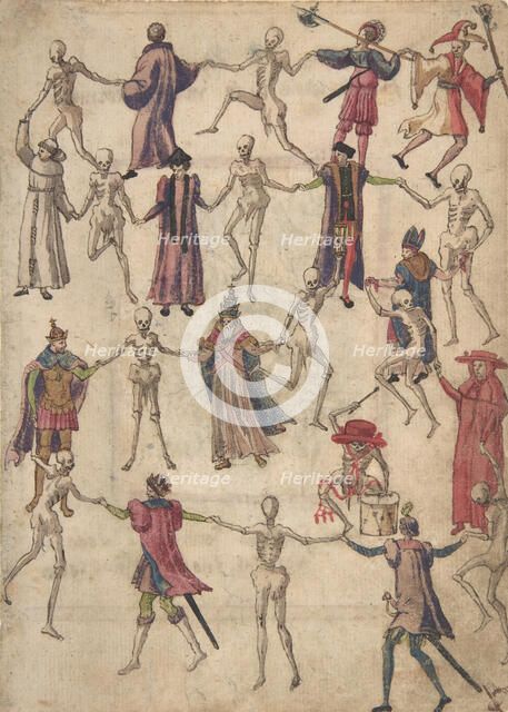 The Dance of Death, 16th century. Creator: Anon.