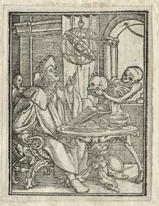 The Dance of Death: The Astrologer; The Rich Man. Creator: Hans Holbein (German, 1497/98-1543)