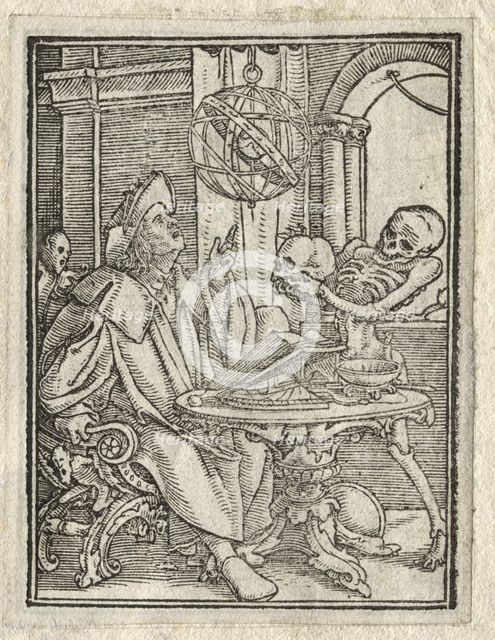 The Dance of Death: The Astrologer; The Rich Man. Creator: Hans Holbein (German, 1497/98-1543).