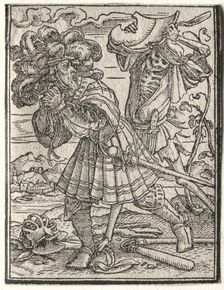 The Dance of Death: The Count or Earl. Creator: Hans Holbein (German, 1497/98-1543)