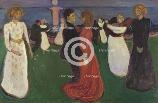The Dance of Life, Started 1899, finished 1900. Creator: Edvard Munch.