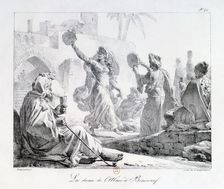 The Dance of the Alme, Beni Souef Egypt, 1819. Artist: G Engelmann