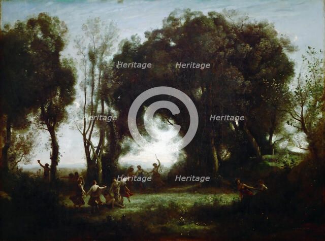 The Dance of the Nymphs. Artist: Corot, Jean-Baptiste Camille (1796-1875)