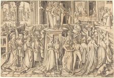 The Dance at the Court of Herod, c. 1500. Creator: Israhel van Meckenem