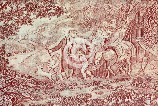 The Dance and The Departure Illustrations from The Deserted Village, England, 1790/1800. Creator: Unknown.