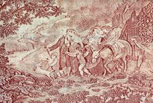 The Dance and The Departure Illustrations from The Deserted Village, England, 1790/1800. Creator: Unknown