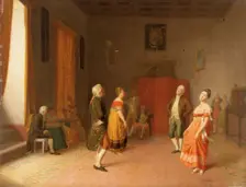 The dance c1871. Creator: Dioscoro Teofilo de la Puebla y Tolin