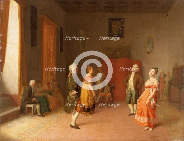 'The dance', c1871. Creator: Dioscoro Teofilo de la Puebla y Tolin.