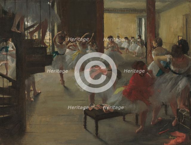 The Dance Class, c. 1873. Creator: Edgar Degas.