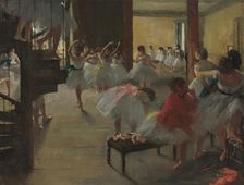 The Dance Class, c. 1873. Creator: Edgar Degas