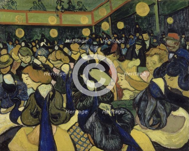 The Dance Hall in Arles, 1888. Artist: Gogh, Vincent, van (1853-1890)