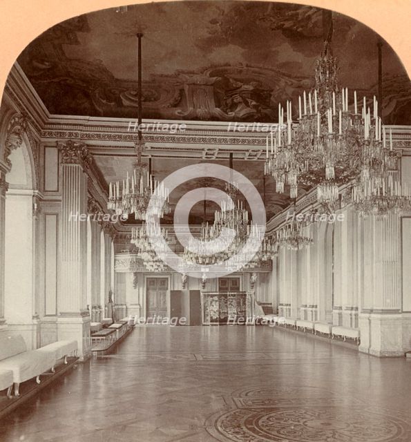 'The Dance Hall, Royal Palace, Stockholm, Sweden', 1901. Creator: Keystone View Company.