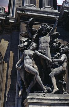 The Dance sculpture group copied from the façade of the Opera Theatre by Paul Belmondo, work …