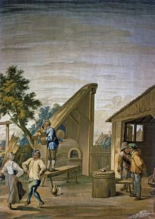 The dance tapestry by David Teniers