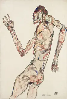 The Dancer, 1913. Artist: Schiele, Egon (1890–1918)