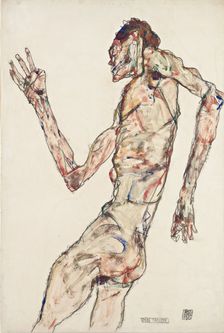The Dancer, 1913. Artist: Schiele, Egon (1890–1918)