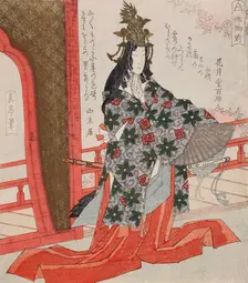 The Dancer Hotoke Gozen, 1820s. Creator: Gakutei