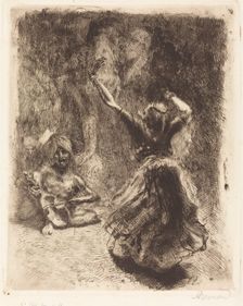 The Dancer of Tanjore (La bayadère de Tanjore), 1914. Creator: Paul Albert Besnard