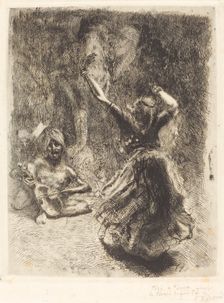 The Dancer of Tanjore (La bayadère de Tanjore), 1914. Creator: Paul Albert Besnard