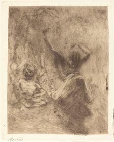 The Dancer of Tanjore (La bayadère de Tanjore), 1914. Creator: Paul Albert Besnard