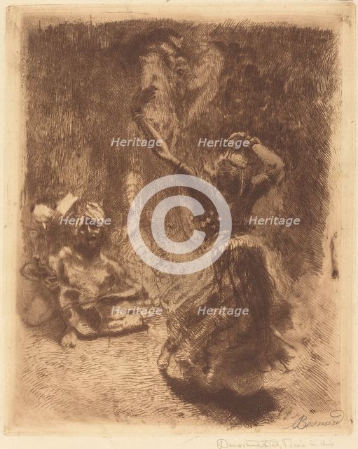 The Dancer of Tanjore (La bayadère de Tanjore), 1914. Creator: Paul Albert Besnard.