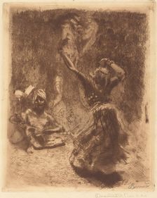 The Dancer of Tanjore (La bayadère de Tanjore), 1914. Creator: Paul Albert Besnard