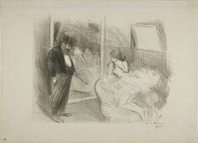 The Dancer's Dressing Room, First Plate, 1895. Creator: Jean Louis Forain