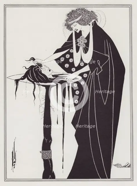 The Dancer's Reward, 1893. Creator: Aubrey Beardsley.