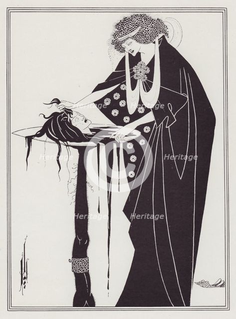 The Dancer's Reward, 1893. Creator: Aubrey Beardsley.
