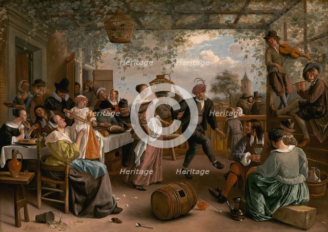 The Dancing Couple, 1663. Creator: Jan Steen.