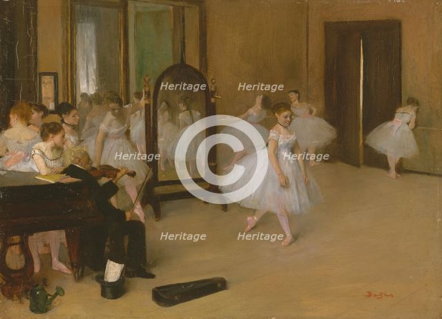 The Dancing Class, ca. 1870. Creator: Edgar Degas.