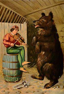 The Dancing Bear 1901. Artist: Edward Henry Wehnert