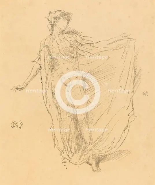 The Dancing Girl, 1889. Creator: James Abbott McNeill Whistler.