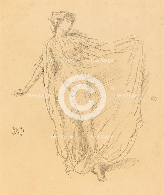 The Dancing Girl, 1889. Creator: James Abbott McNeill Whistler.
