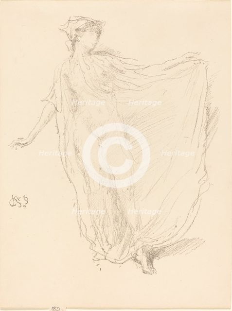 The Dancing Girl, 1889. Creator: James Abbott McNeill Whistler.