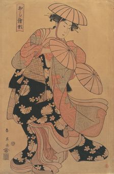 The Dancing Girl, late 18th century. Creator: Katsukawa Shun'ei